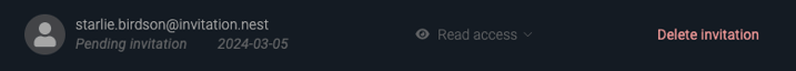 Starlify invitation notification date
